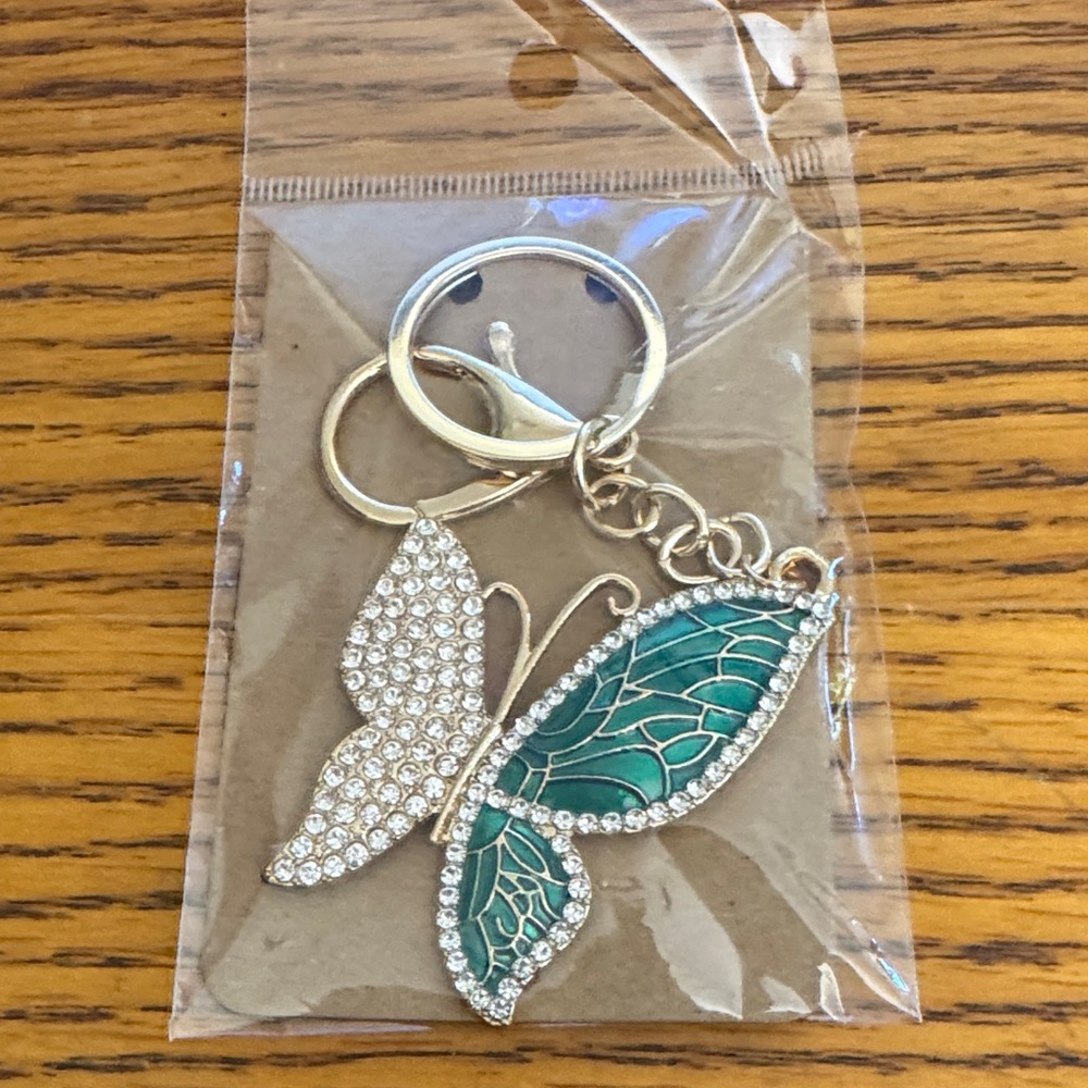 Crystal Butterfly Key Holder